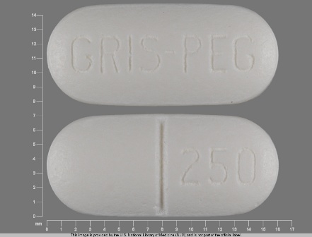 GRIS PEG 250: (0884-0773) Gris-peg 250 mg Oral Tablet by Remedyrepack Inc.
