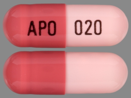 APO 020: (0904-5684) Omeprazole 20 mg Delayed Release Oral Capsule by Bryant Ranch Prepack