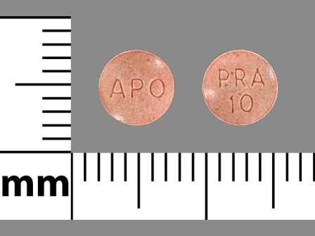 APO PRA 10: (0904-5891) Pravastatin Sodium 10 mg Oral Tablet by Nucare Pharmaceuticals, Inc.