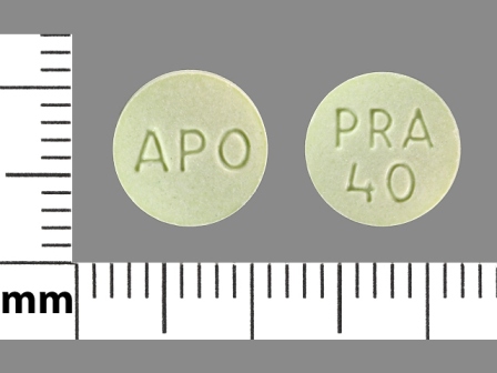 APO PRA 40: (0904-5893) Pravastatin Sodium 40 mg/1 Oral Tablet by Unit Dose Services