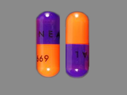 Amneal 669: (0904-6173) Acebutolol Hydrochloride 200 mg Oral Capsule by Avpak