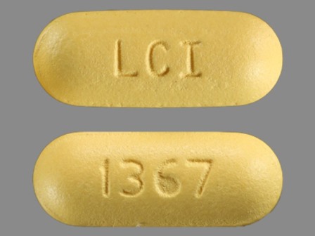 LCI 1367: (10135-541) Probenecid 500 mg Oral Tablet by Lannett Company, Inc.
