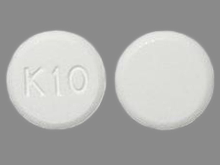 K 10: (10702-010) Hydroxyzine Hydrochloride 10 mg Oral Tablet by Kvk-tech, Inc.