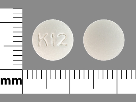 K 12: (10702-012) Hydroxyzine Hydrochloride 50 mg Oral Tablet, Film Coated by State of Florida Doh Central Pharmacy