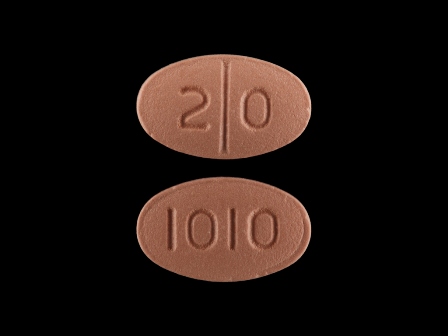 2 0 1010: (13668-010) Citalopram 20 mg (As Citalopram Hydrobromide 24.99 mg) Oral Tablet by Cardinal Health
