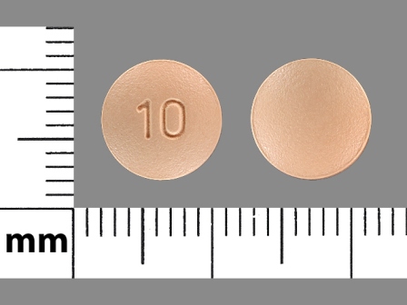 10: (13668-103) Donepezil Hydrochloride 10 mg Oral Tablet, Film Coated by Ncs Healthcare of Ky, Inc Dba Vangard Labs