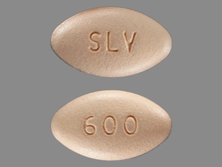 SLV 600: (13913-005) Gralise 600 mg Oral Tablet by Depomed, Inc.