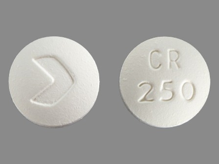 CR 250: (16252-514) Ciprofloxacin 250 mg Oral Tablet, Film Coated by A-s Medication Solutions