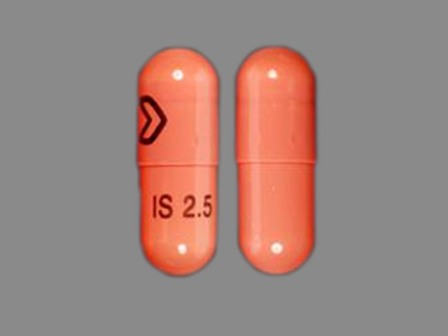 IS 2 5: (16252-539) Isradipine 2.5 mg/1 Oral Capsule by Avpak