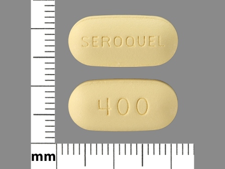 SEROQUEL 400: (16590-782) Seroquel 400 mg Oral Tablet by Contract Pharmacy Services-pa