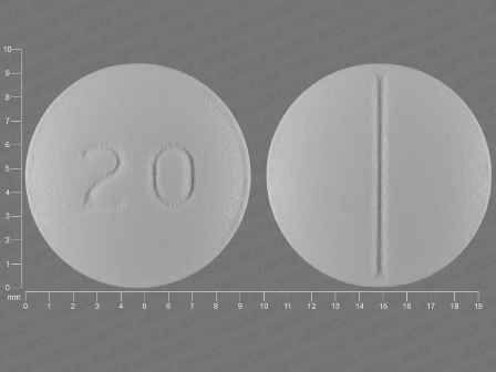 20: (16729-170) Escitalopram 20 mg Oral Tablet, Film Coated by Remedyrepack Inc.