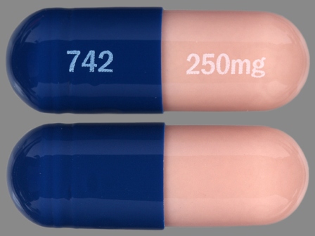 742 250 mg: (17478-742) Vancomycin (As Vancomycin Hydrochloride) 250 mg Oral Capsule by Akorn, Inc.