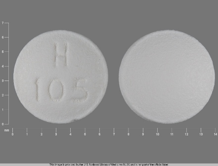 H 105: (23155-105) Hydroxyzine Hydrochloride 10 mg Oral Tablet by Bryant Ranch Prepack