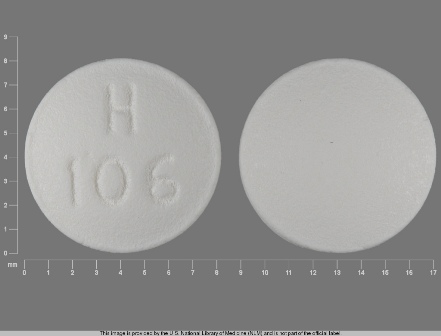 H 106: (23155-106) Hydroxyzine Hydrochloride 25 mg (Hydroxyzine Pamoate 42.6 mg) Oral Tablet by Blenheim Pharmacal, Inc.