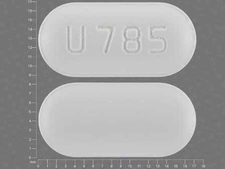U785: (23155-116) Glipizide 2.5 mg / Metformin Hydrochloride 500 mg Oral Tablet by Heritage Pharmaceuticals Inc.