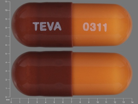 TEVA 0311: (24236-083) Loperamide Hydrochloride 2 mg Oral Capsule by Bryant Ranch Prepack