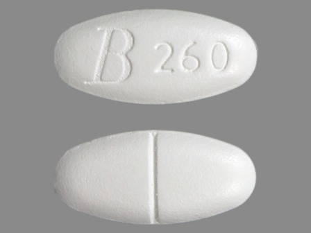 B260: (24658-260) Gemfibrozil 600 mg Oral Tablet by Blu Pharmaceuticals, LLC