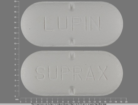 SUPRAX LUPIN: (27437-201) Suprax 400 mg Oral Tablet by Lupin Pharma