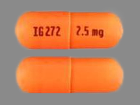IG272 2 5mg: (31722-272) Ramipril 2.5 mg Oral Capsule by Camber Pharmaceuticals
