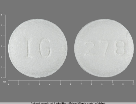 IG 278: (31722-278) Topiramate 25 mg Oral Tablet by Cipla USA Inc.