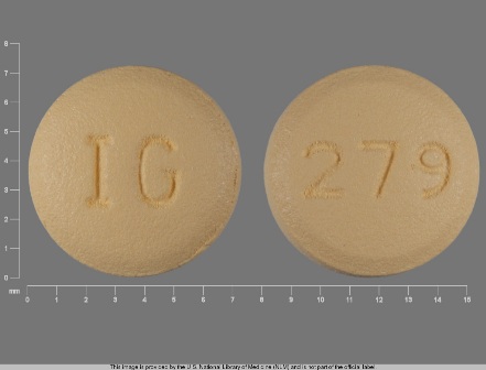 IG 279: (31722-279) Topiramate 50 mg Oral Tablet by Cipla USA Inc.