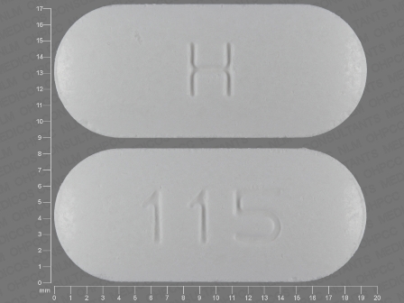 115 H: (31722-534) Methocarbamol 750 mg Oral Tablet by Blenheim Pharmacal, Inc.