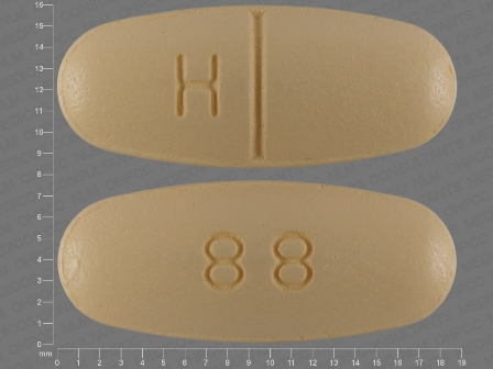 88 H: (31722-537) Levetiracetam 500 mg Oral Tablet, Film Coated by Remedyrepack Inc.
