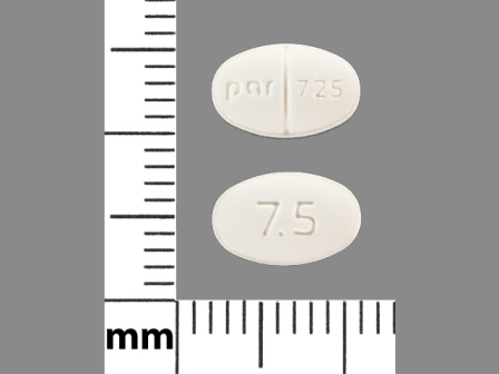 Par 725 7 5: (42291-176) Buspirone Hydrochloride 7.5 mg Oral Tablet by Bryant Ranch Prepack