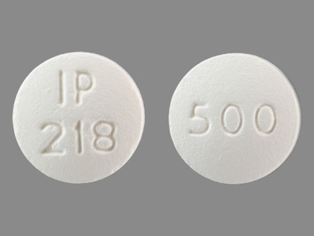 IP218 500: (42291-605) Metformin Hydrochloride 500 mg Oral Tablet by A-s Medication Solutions LLC