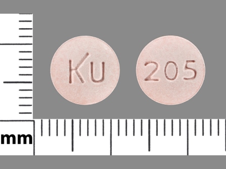 KU 205: (42291-623) Montelukast 5 mg (As Montelukast Sodium 5.2 mg) Chewable Tablet by Kremers Urban Pharmaceuticals Inc.