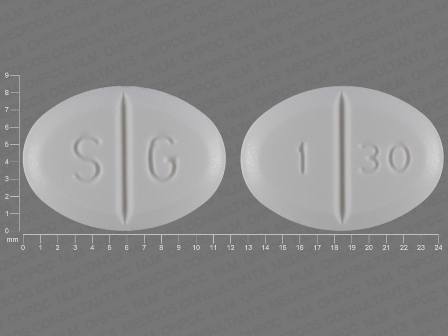 S G 1 30: (42543-708) Pramipexole 1 mg Oral Tablet by Camber Pharmaceuticals, Inc.