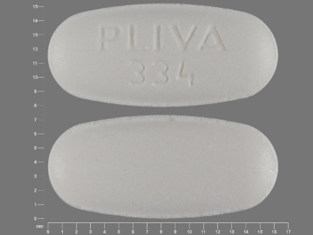PLIVA 334: (42708-064) Metronidazole 500 mg Oral Tablet by Stat Rx USA LLC