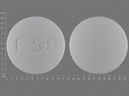 E58: (42806-058) Flavoxate Hydrochloride 100 mg Oral Tablet by Avpak