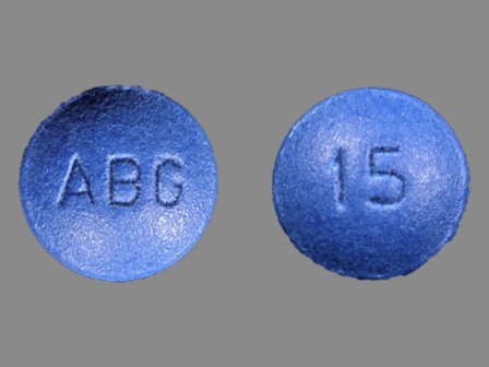 ABG 15: (42858-801) Ms 15 mg Extended Release Tablet by Rhodes Pharmaceuticals L. P.