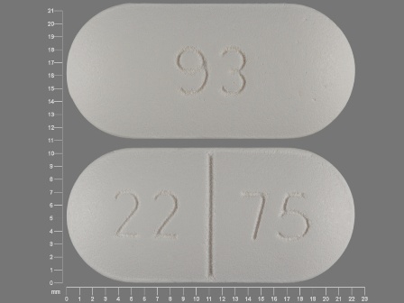 93 22 75: (43063-077) Amoxicillin (As Amoxicillin Trihydrate) 875 mg / Clavulanic Acid (As Clavulanate Potassium) 125 mg Oral Tablet by Pd-rx Pharmaceuticals, Inc.