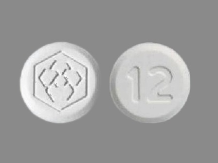 12: (43068-112) Fanapt 12 mg Oral Tablet by Vanda Pharmaceuticals Inc.