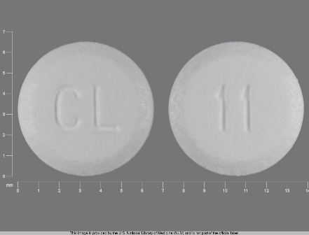 CL 11: (43199-011) Hyoscyamine Sulfate .125 mg Oral; Sublingual Tablet by Proficient Rx Lp