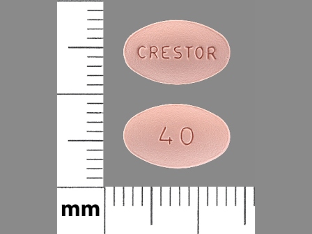 40 crestor: (43353-031) Crestor 40 mg Oral Tablet by Rebel Distributors Corp
