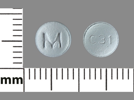M C31: (43353-132) Carvedilol 3.125 mg Oral Tablet, Film Coated by Aphena Pharma Solutions - Tennessee, LLC