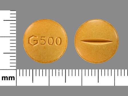 G500: (43353-495) Sulfasalazine 500 mg Oral Tablet by Aphena Pharma Solutions - Tennessee, LLC