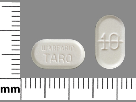 10 WARFARIN TARO: (43353-578) Warfarin Sodium 10 mg Oral Tablet by Bryant Ranch Prepack
