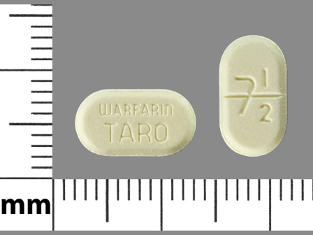 7 1 2 WARFARIN TARO: (43353-579) Warfarin Sodium 7.5 mg Oral Tablet by Aphena Pharma Solutions - Tennessee, LLC