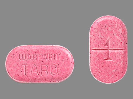 1 WARFARIN TARO: (43353-584) Warfarin Sodium 1 mg Oral Tablet by Pd-rx Pharmaceuticals, Inc.