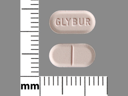 GLYBUR: (43353-659) Glyburide 2.5 mg/1 Oral Tablet by Pd-rx Pharmaceuticals, Inc.
