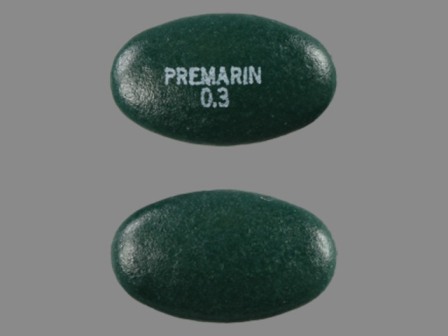 PREMARIN 03: (43353-687) Premarin 0.3 mg Oral Tablet by Aphena Pharma Solutions - Tennessee, Inc.