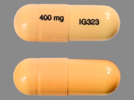 IG323 400mg: (43353-710) Gabapentin 400 mg Oral Capsule by Aphena Pharma Solutions - Tennessee, Inc.