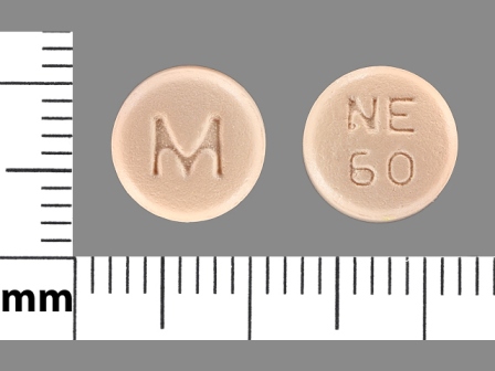 M NE 60: (43353-836) Nifedipine 60 mg Oral Tablet, Film Coated, Extended Release by Aphena Pharma Solutions - Tennessee, LLC