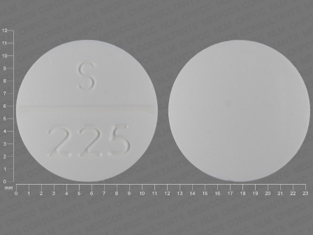 S225: (43547-225) Methocarbamol 500 mg Oral Tablet by Avpak