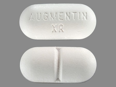 AUGMENTIN XR: (43598-020) Augmentin XR 12 Hr 1000 mg Extended Release Tablet by Dr Reddys Laboratories Inc