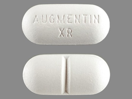 AUGMENTIN XR: (43598-220) Augmentin XR 12 Hr 1000 mg Extended Release Tablet by Physicians Total Care, Inc.